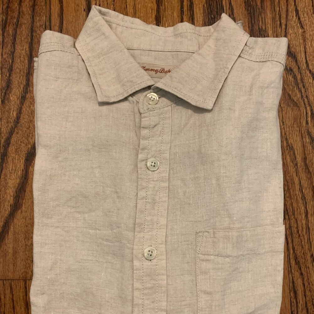 Tommy Bahama Linen Long Sleeve Shirt Size M
